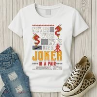 Never Ever Ever Use A Joker Gambler Loves Board Game Mahjong Women's T-Shirt thumb 3