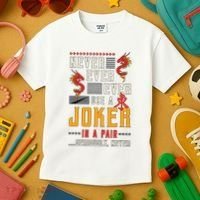 Never Ever Ever Use A Joker Gambler Loves Board Game Mahjong Kids T-Shirt thumb 3