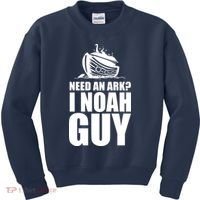 Need An Ark I Noah Guy Kids Sweatshirt thumb 0