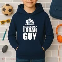 Need An Ark I Noah Guy Kids Hoodie thumb 2