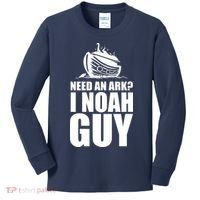 Need An Ark I Noah Guy Kids Long Sleeve Shirt thumb 0