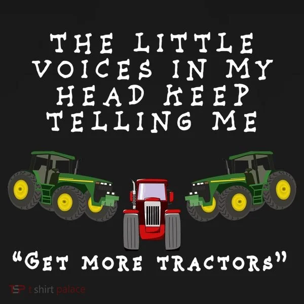 Need More Tractors Funny Farming Doggie Tank