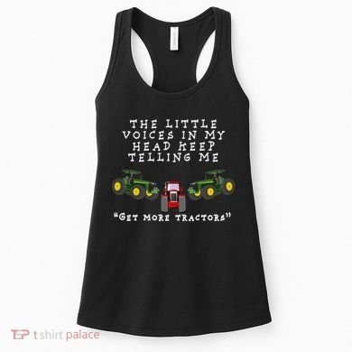Need More Tractors Funny Farming Women's Tank Top