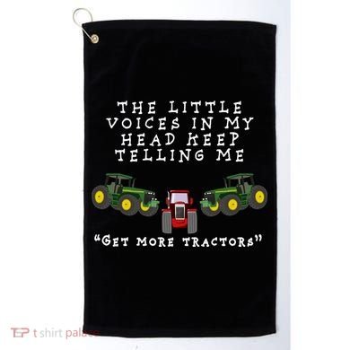Need More Tractors Funny Farming Golf Towel