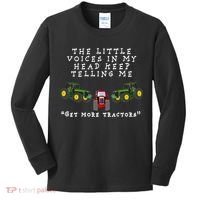 Need More Tractors Funny Farming Kids Long Sleeve Shirt thumb 0