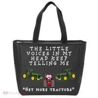 Need More Tractors Funny Farming Tote Bag thumb 0