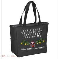 Need More Tractors Funny Farming Tote Bag thumb 2