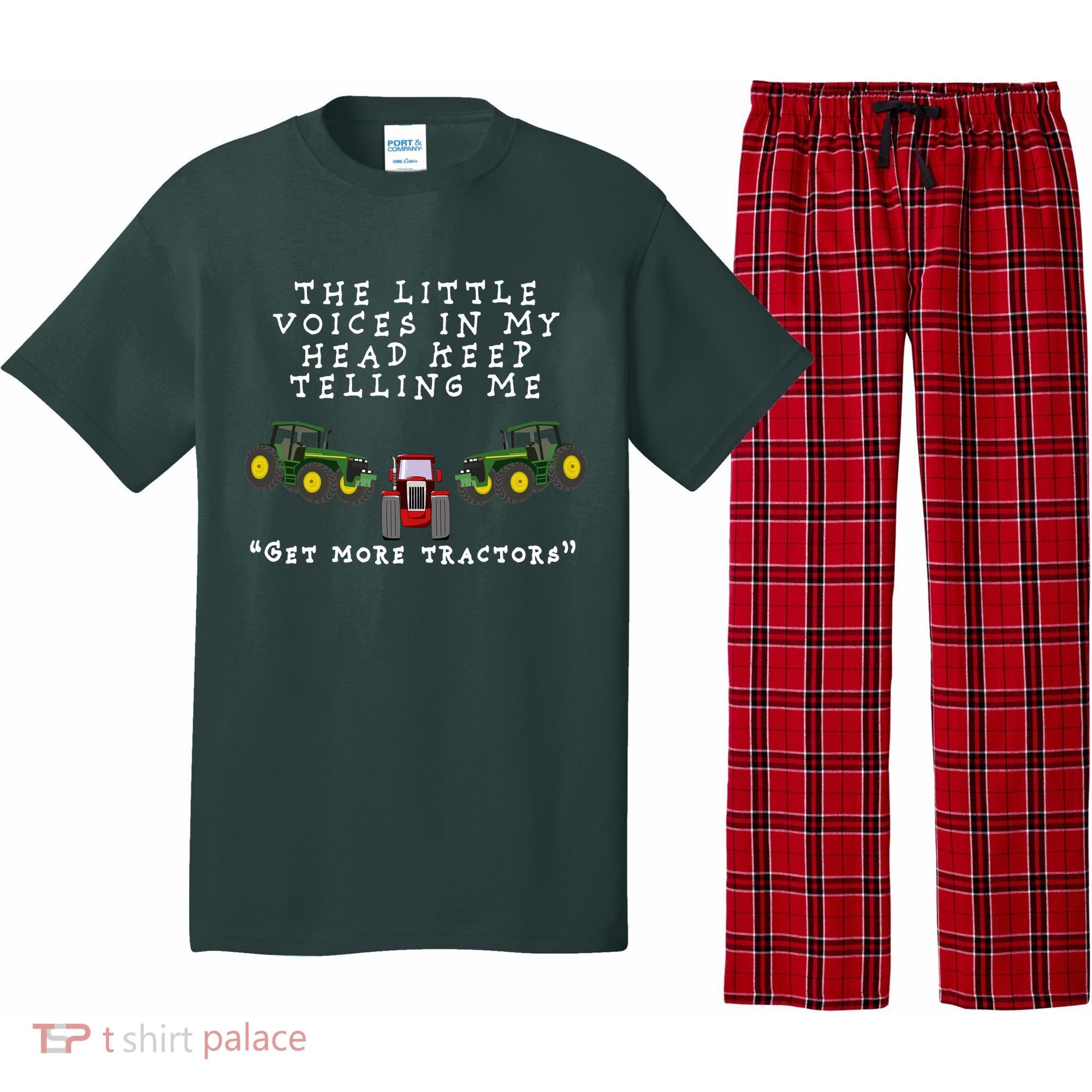 Need More Tractors Funny Farming Pajama Set