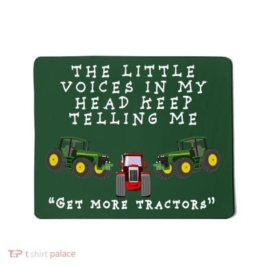 Need More Tractors Funny Farming Mousepad