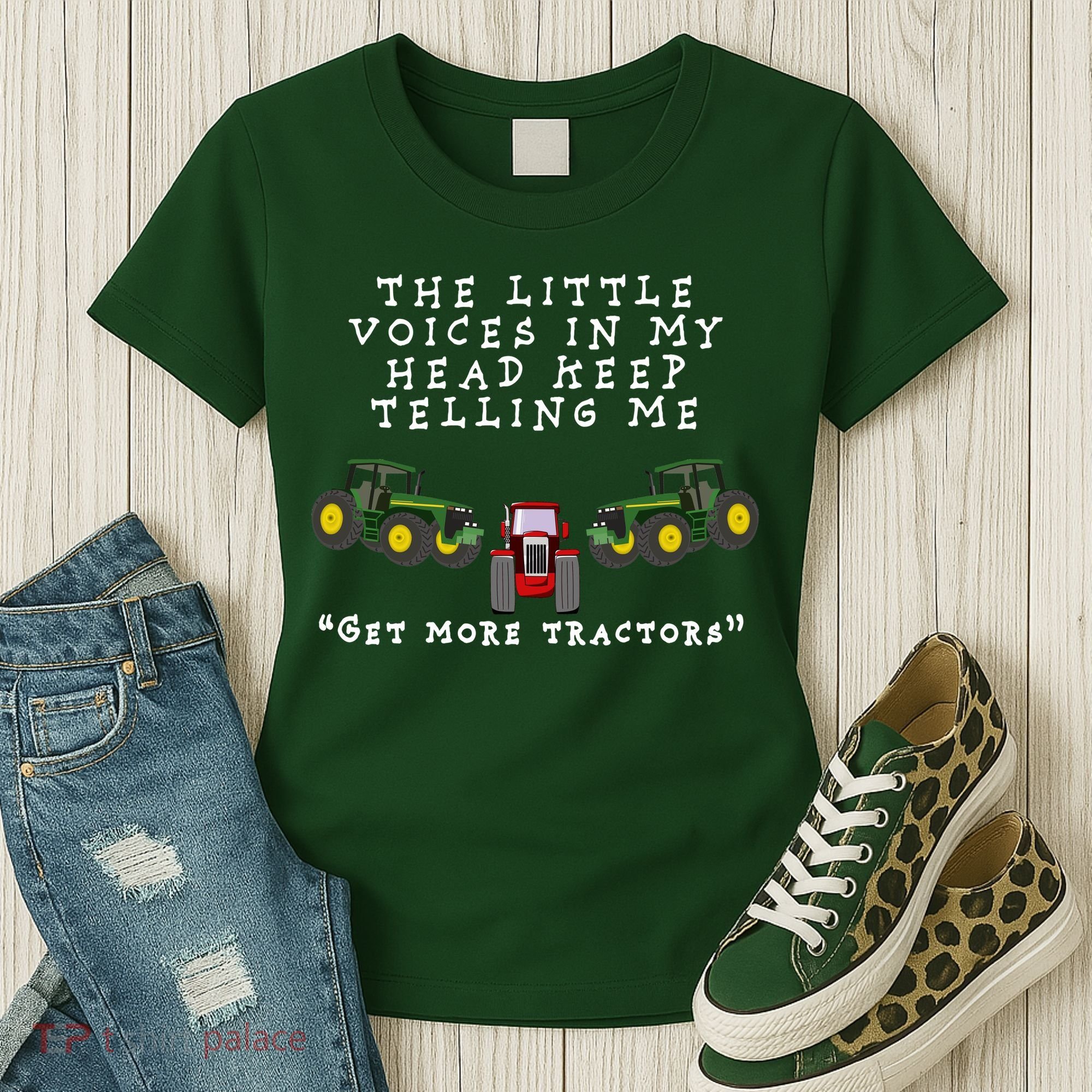 Need More Tractors Funny Farming Women's T-Shirt