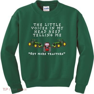 Need More Tractors Funny Farming Kids Sweatshirt