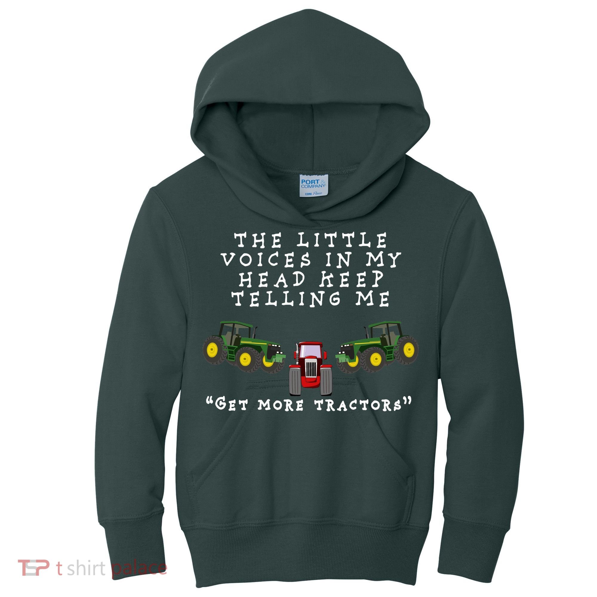 Need More Tractors Funny Farming Kids Hoodie