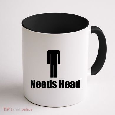 Needs Head Coffee Mug back