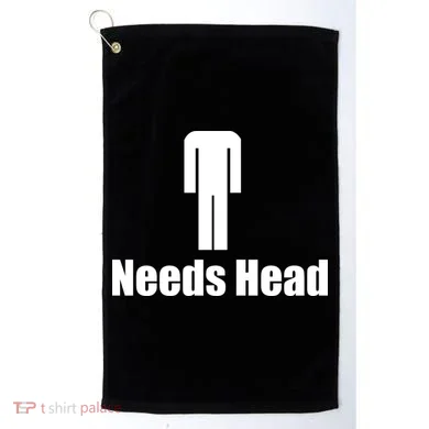 Needs Head Golf Towel