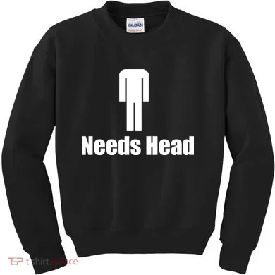 Needs Head Kids Sweatshirt