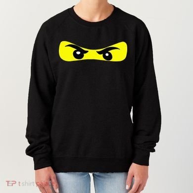 Ninja Eyes Funny Halloween Ninja Costume Women's Sweatshirt