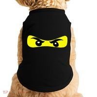 Ninja Eyes Funny Halloween Ninja Costume Doggie Tank thumb 0