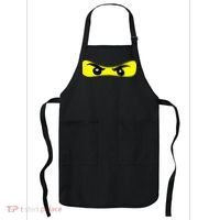 Ninja Eyes Funny Halloween Ninja Costume Apron thumb 0