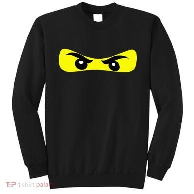Ninja Eyes Funny Halloween Ninja Costume Sweatshirt