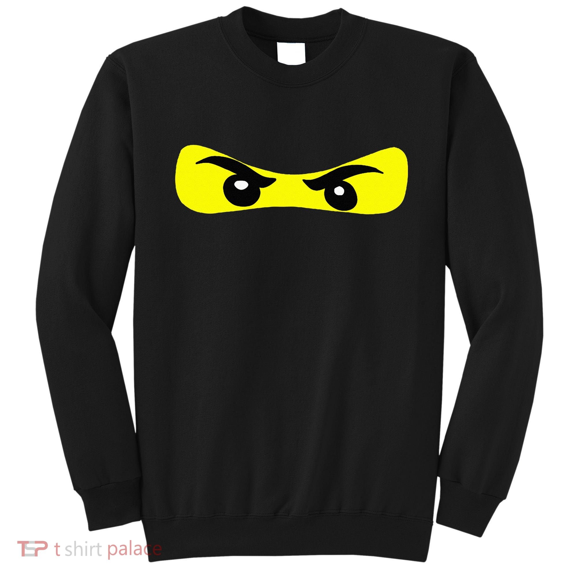 Ninja Eyes Funny Halloween Ninja Costume Sweatshirt