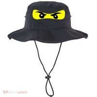 Ninja Eyes Funny Halloween Ninja Costume Bucket Hat thumb 0