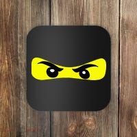 Ninja Eyes Funny Halloween Ninja Costume Coaster thumb 0