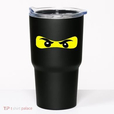 Ninja Eyes Funny Halloween Ninja Costume Tumbler