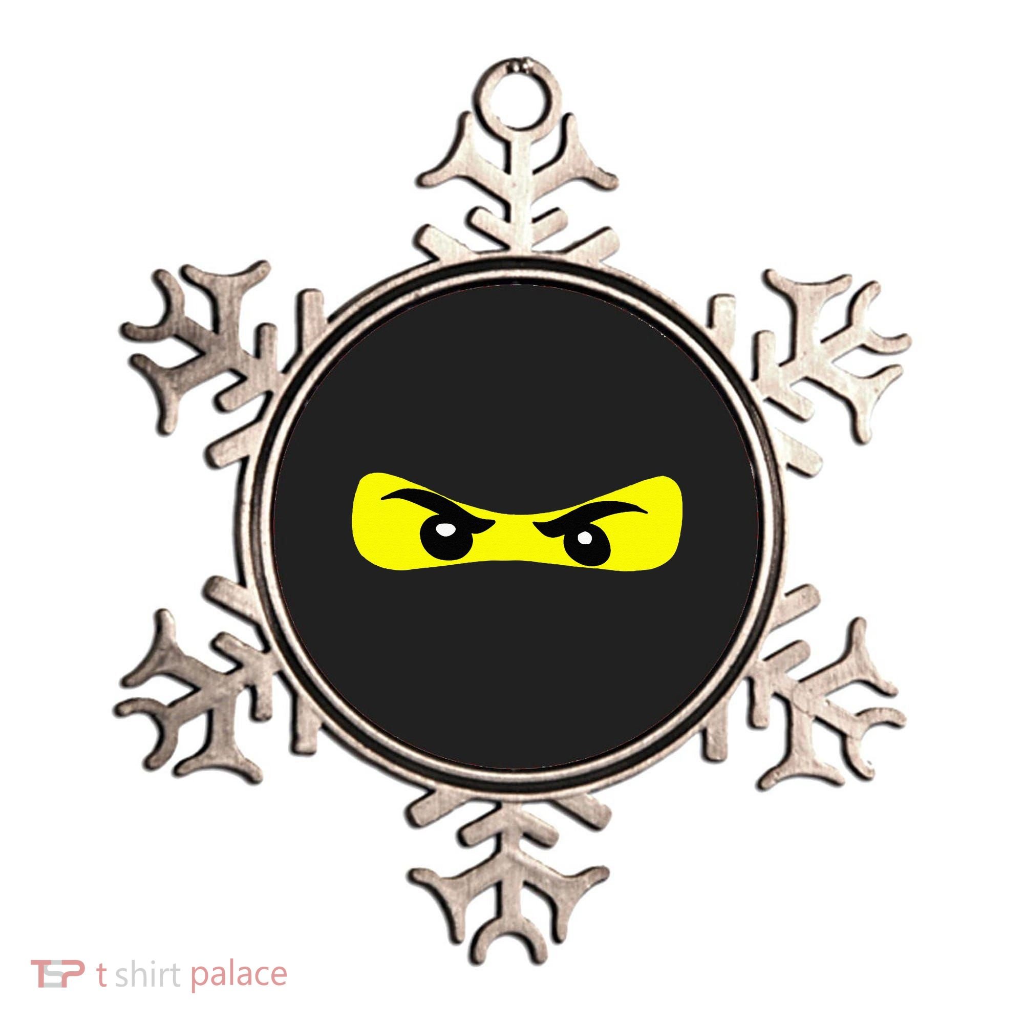 Ninja Eyes Funny Halloween Ninja Costume Ornament