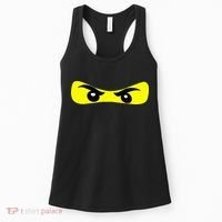 Ninja Eyes Funny Halloween Ninja Costume Women's Tank Top thumb 0