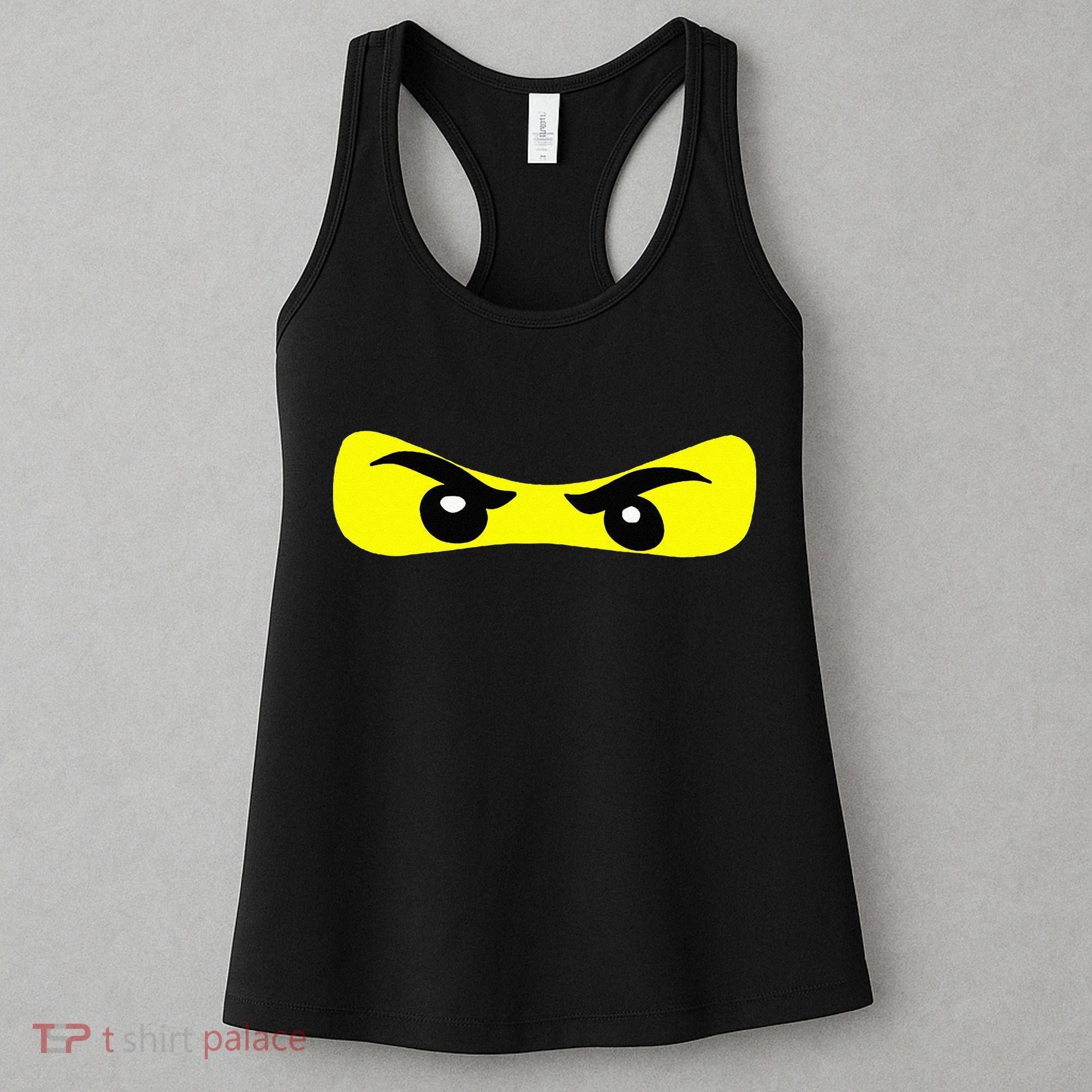 Ninja Eyes Funny Halloween Ninja Costume Women's Tank Top
