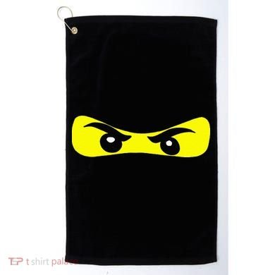 Ninja Eyes Funny Halloween Ninja Costume Golf Towel