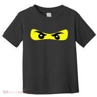 Ninja Eyes Funny Halloween Ninja Costume Toddler T-Shirt thumb 0
