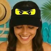 Ninja Eyes Funny Halloween Ninja Costume Visor thumb 2