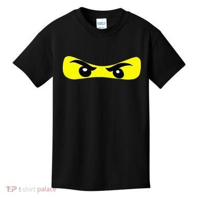 Ninja Eyes Funny Halloween Ninja Costume Kids T-Shirt