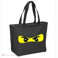 Ninja Eyes Funny Halloween Ninja Costume Tote Bag thumb 2