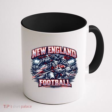 New England Football Coffee Mug back