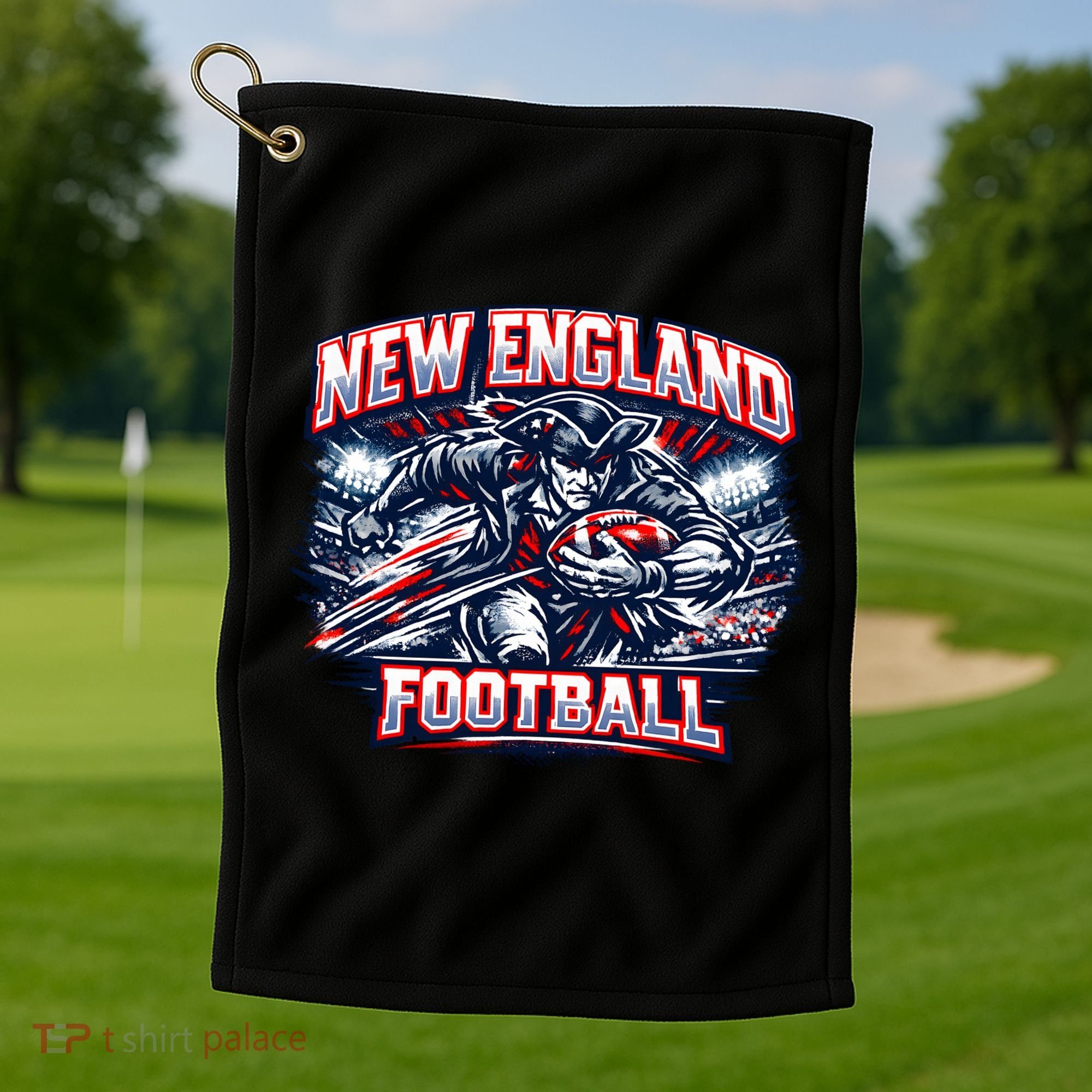 New England Football Golf Towel
