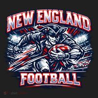 New England Football Golf Towel thumb 3