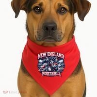 New England Football USA-Made Doggie Bandana thumb 1