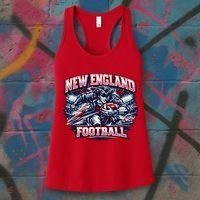 New England Football Women's Tank Top thumb 3