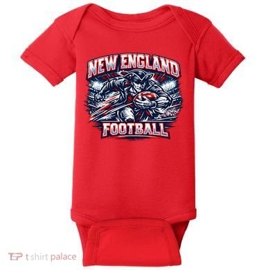 New England Football Baby Bodysuit