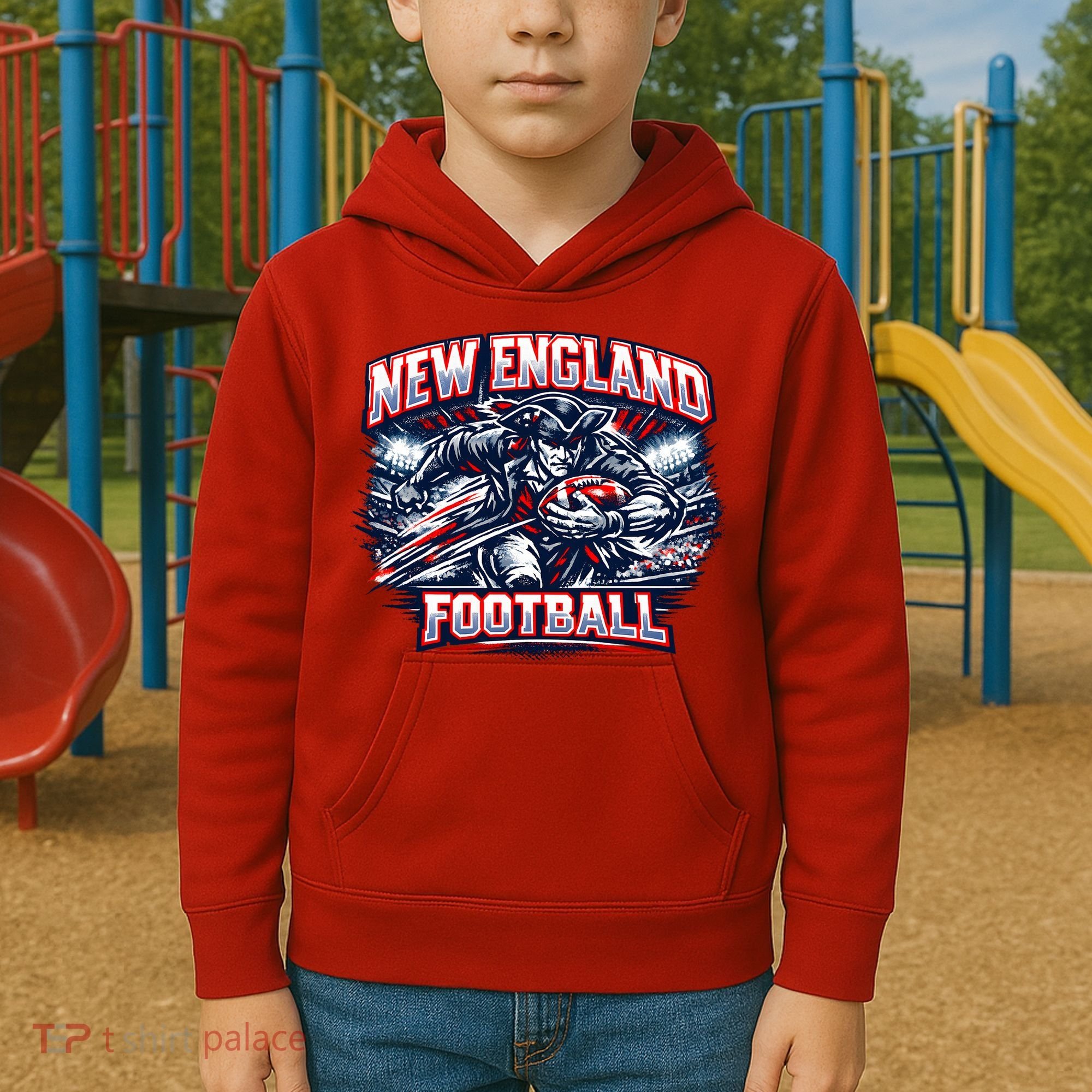 New England Football Kids Hoodie