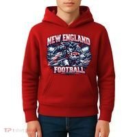 New England Football Kids Hoodie thumb 4