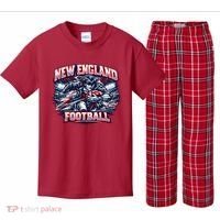 New England Football Kids Plaid Pajama Set thumb 0