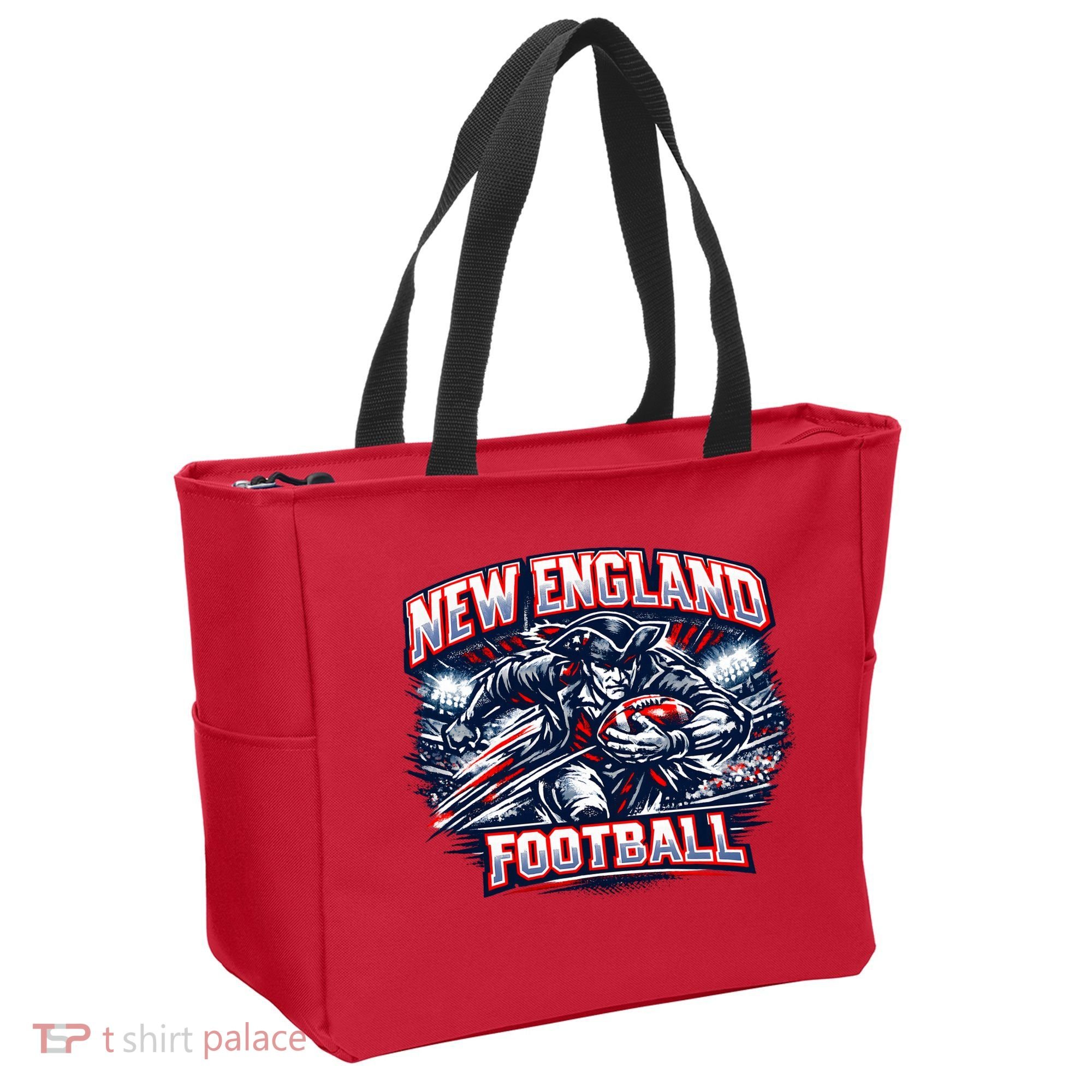 New England Football Tote Bag