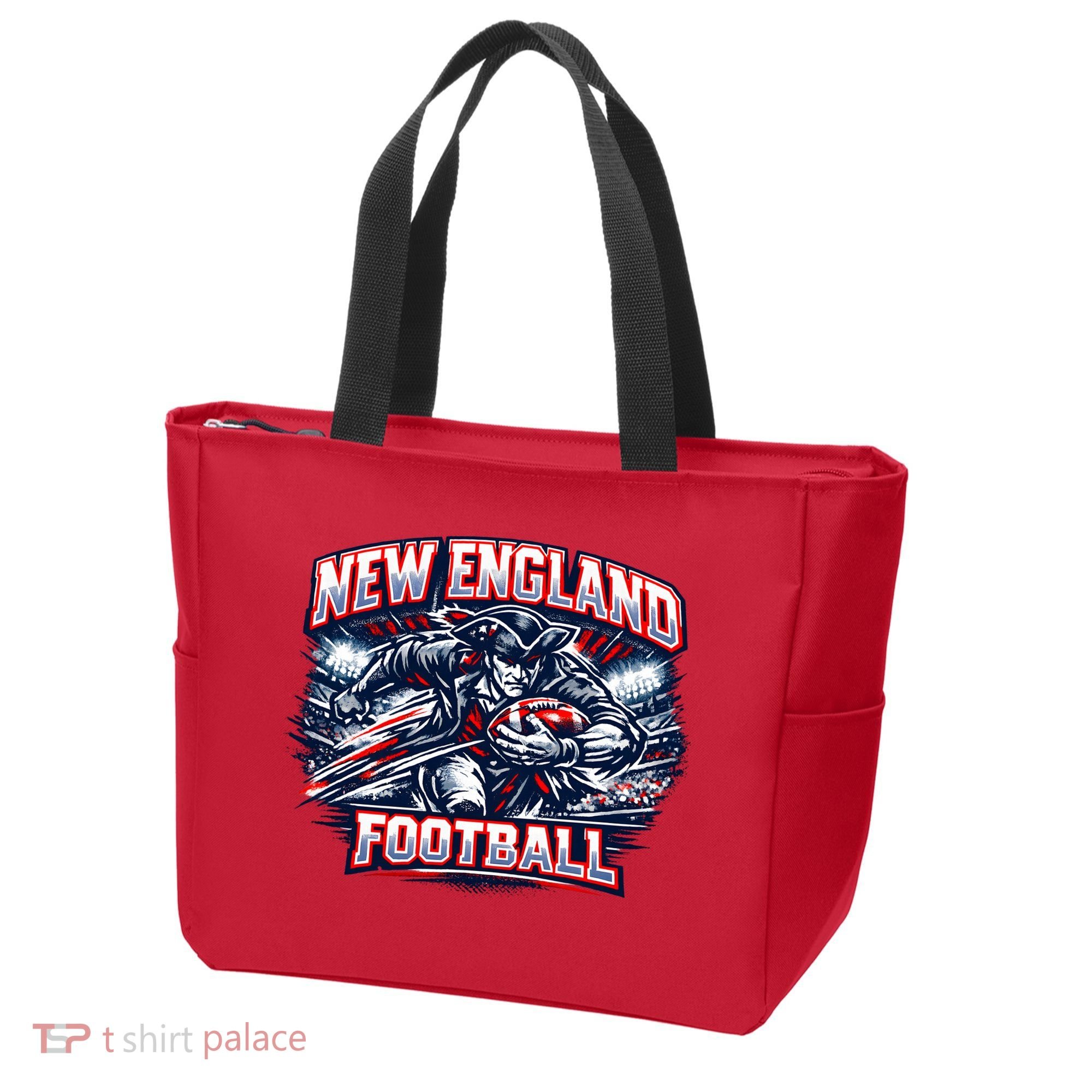 New England Football Tote Bag