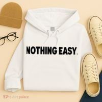 Nothing Easy Funny English Hoodie thumb 4