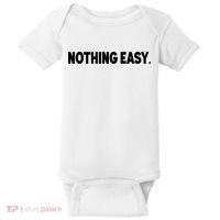 Nothing Easy Funny English Baby Bodysuit thumb 0