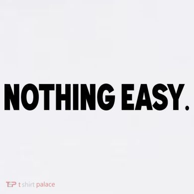 Nothing Easy Funny English Women's Perfect Tri Rocker Tank