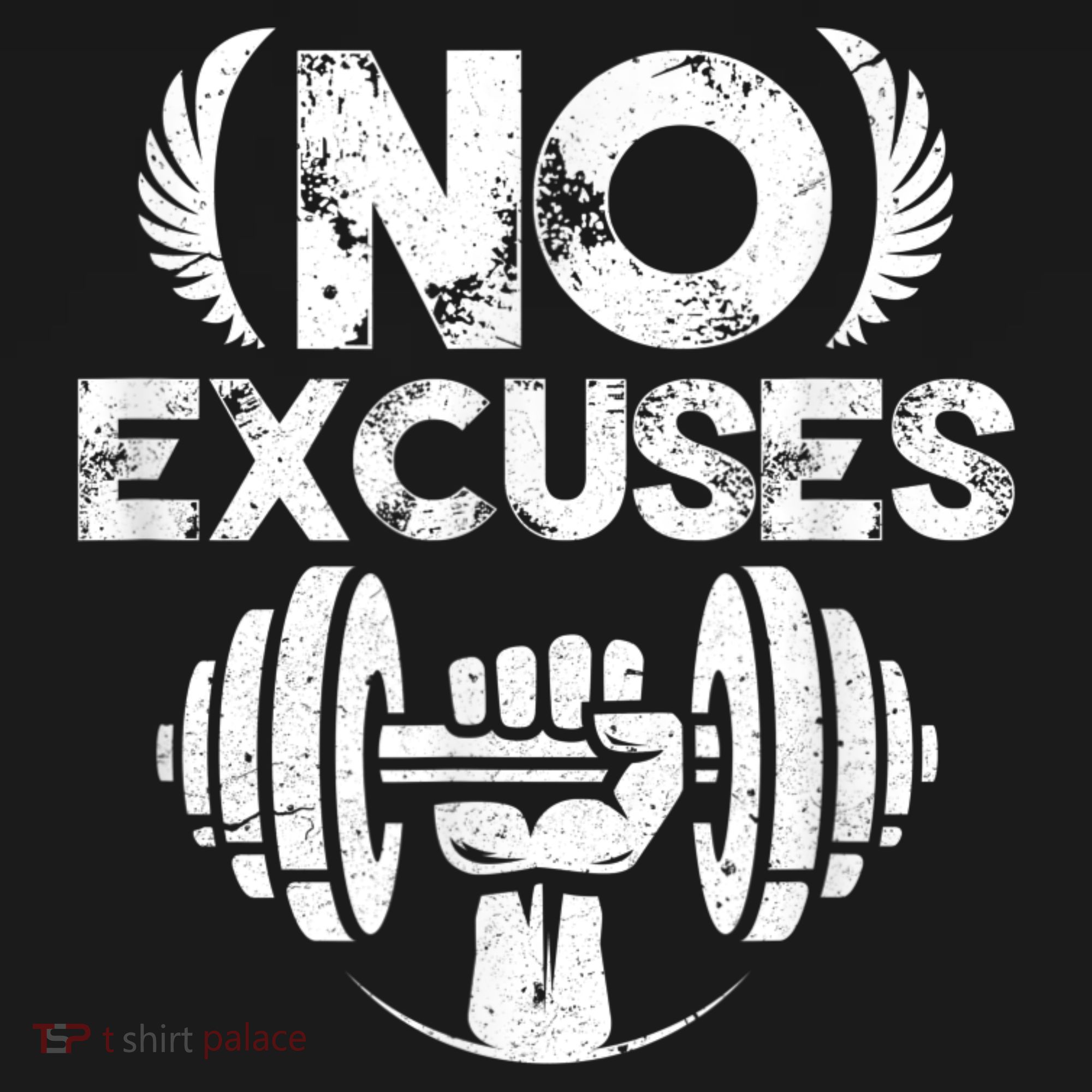 No Excuses Funny Bodybuilding Gym Workout Mousepad